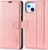 TUCCH Case for iPhone 13 5G 6.1-inch, Flip Wallet PU Leather Magnetic Protective