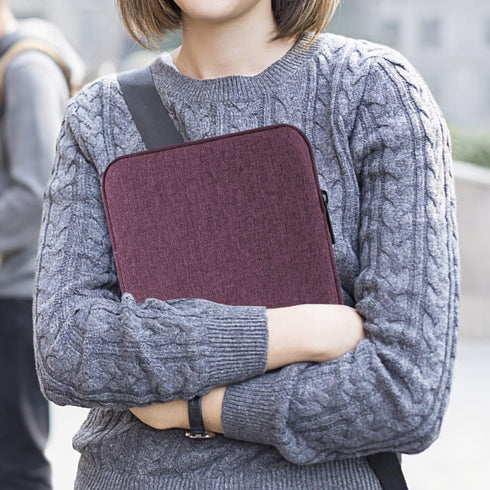 MoKo 7-8 Inch Tablet Sleeve Bag, Polyester Pouch Cover Case for iPad Mini (A17 Pro) 8.3" 2024, iPad Mini 6/5/4/3/2/1,