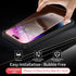 2 Pack Screen Protector for iPhone 15 Pro Max, New Red Light 9H Tempered Glass, Anti-Blue Light Protection