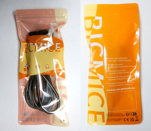 Bicmice 18AWG Power Cord, 6Ft NEMA 5-15P to C13 Power Cable for TV, Computer, Monitor, Printer, Samsung Dell LG