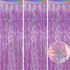 3 Pack Fringe Curtains, Tinsel Backdrop Party Decorations for Weddings, Birthdays, Christmas Events
