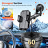 Upgraded 3-in-1 Car Phone Holder Mount, Powerful Suction for Dashboard, Air Vent, Windshield, for All Phones