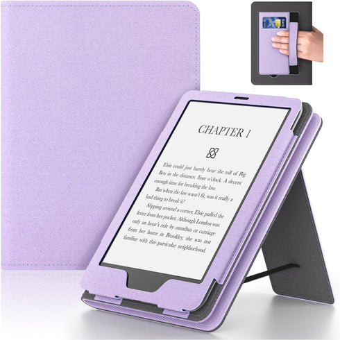 Lainergie Ebook 6 Inch Case with Stand and Hand Strap,Incompatible iPad AlcatelTCL, Light