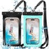 2 Pack Waterproof Phone Pouch with Adjustable Lanyard for iPhone 15 14 13 12 Pro Max, Samsung Galaxy S24/S23, IPX8 Case