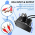 Groovely Universal RCA Remote Amplifier Level Controller with Bass Control Knob and Sub Amp Volume Control Cable