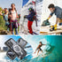 iPhone 15 Pro Max Case Waterproof - IP68 Case with Kickstand, Impact Resistant TPU + PC, Suitable for Diving, Swimming,