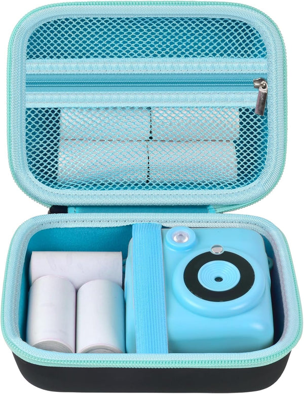 Kids Instant Print Camera Case for Dylanto/ESOXOFFORE/VTech KidiZoom PrintCam/Creator Cam/Goopow - Box Only (Black)
