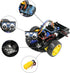 2WD R3 LAFVIN Smart Robot Car Chassis Kit with Ultrasonic Module Board,Remote Compatible with Arduino IDE DIY Kit