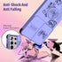 2in1 Samsung Galaxy S21 Ultra Case for Women, Cute Girls Butterfly Phone Cover with Camera Cover + Ring Stand
