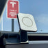 Aporia - MagSafe Tesla for iPhone +12 | Compatible for Tesla 3 & Y +2021 Compatible for MagSafe | 15W Fast Charging Magnetic Wireless Holder on Air Vent (White)
