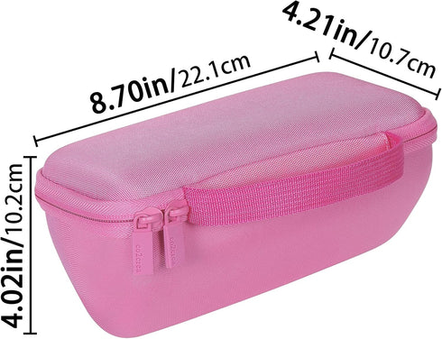 co2CREA Hard Case for BolaButty X-GO C27C Bluetooth Speaker, IPX5 Waterproof (Pink)