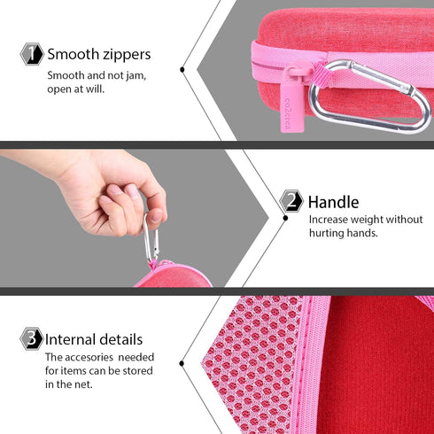 co2CREA Hard Case Replacement for Logitech POP Wireless Mouse, Heartbreaker Rose Design