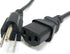 Inc. 6 Feet Universal AC Power Cord UL Approved NEMA 5-15P to C13 Black, 2-Pack