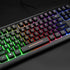 Rii Gaming Keyboard, 87-Keys RGB Backlit Compact Keyboard, Silent USB Wired for Laptop PC Windows Mac