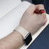 INI Adjustable Leather Strap for Apple Watch Band, 49mm 45mm 44mm 42mm 41mm 40mm 38mm - Magnetic Closure, Tan