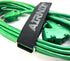 4pc 18" x 1.5" Nylon Webbing Hook and Loop Cinch Straps with Metal Buckle, Reusable Fastening Straps