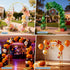 Stand,6.6FTx3.5FT 3 Arch Backdrop Metal Pergola Arbors,Gold Garden Wide Arbors and Arches Trellis for Climbing Plants