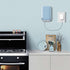 Ouligei Google Nest Audio Speaker Wall Mount/Bracket, in-Built Cable Management System & Easy Installation Speaker Holder Shelf Stand - Elegant & Durable Space Saving Accessory