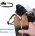 Ends,1.5"Wide Olive Green Camera Strap,Double Layer top-grain Cowhide Pure Cotton Woven Camera Strap,Adjustable