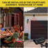 Macarrie 8 Pcs Realistic Dummy Security Camera, Plastic Fake Video Camera with Motion LED Light for Indoor/Outdoor
