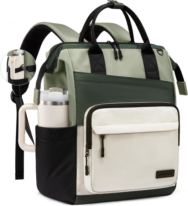 LOVEVOOK Laptop Backpack for Women, 15.6 Inch Travel Backpack for Work College