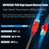 8 50 6ft 10ft 20ft 30ft 40ft 75ft 100ft 150ft 26AWG 40Gbps 2000Mhz,Professional Cat Ethernet Cable ft, Heavy Duty High