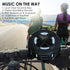 XLEADER V5.4, IPX7 Navigation,10W 15-24H Upgraded, Pro Bike Speaker, with Pro Handlebar Mount, Bluetooth Waterproof