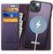 PlusnapX Wallet Case for iPhone 13 Compatible with Magsafe, 2-in-1 PU Leather Flip