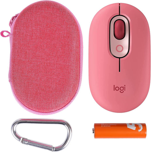 co2CREA Hard Case Replacement for Logitech POP Wireless Mouse, Heartbreaker Rose Design
