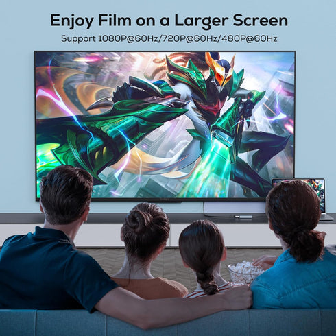 WENTER 3.0 1080P 7/8/8.1/10 Adapter, to Multi-Monitor Converter Audio Video, Display Extender for PC Laptop Desktop