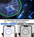Magnetic Wireless Charger Stand - 15W Fast Mag-Safe Charger for iPhone 15/15 Pro/15 Plus/15 Pro Max/14/13/12 Series,
