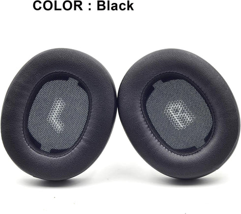 Replacement E55 Earpads for JBL E55BT Bluetooth Wireless Headsets, Foam Ear Cushion Pillow Parts Cover - Black