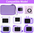 Aenllosi Kids Camera Case for Anchioo/ESO XOFFORE Instant Print Camera Toys, Purple, Case Only, Photo Paper & Color Pen