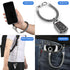 OUTXE Phone Lanyard Tether with 4 Patch: 2× Phone Tether, 4× Adhesive Phone Patch, Compatible with Smartphone - Black.
