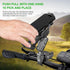FANAUE Aluminum Phone Holder with 1" Ball Head Adapter, Compatible with RAM Mounts B Size Double Socket Arm & Bike Mount