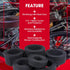 Sonoreboom 1" 18 2 1 - feet Braided Cable Management Sleeve in Heat Shrink Fabric Tube Wrap Organizer Cover