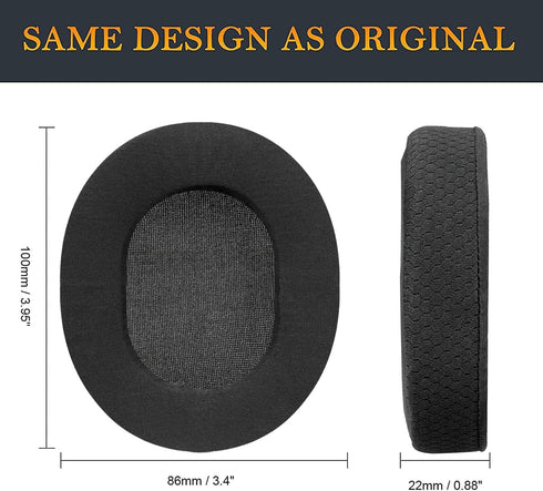 SOULWIT Earpads Replacement for SteelSeries Arctis 1/3/5/7/7+/9/Pro Headset, High-Density Foam Ear Pads Cushions