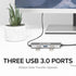 Plugable 7-in-1 USB-C Hub - Driverless, Compatible with Mac, Windows, Chromebook, USB4, Thunderbolt 4 (4K HDMI, 3 USB