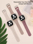 Minyee 3 Packs Floral Engraved Band Compatible with Fitbit Versa 4/Versa 3/Sense 2/Sense Band Women, Cute Soft Silicone Dandelion Flower Pattern Sport Designer Fancy Summer Strap for Versa 4