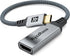 USB C to HDMI Adapter, 4K USB Type-C to HDMI Adapter for iPhone 15, MacBook Pro/Air, iPad Pro, Dell XPS, Surface
