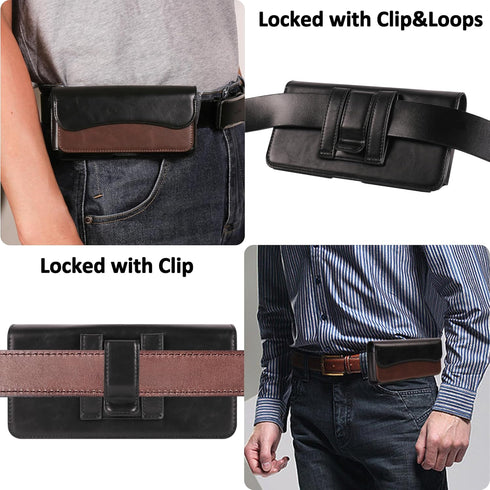 Holster for iPhone 15 Pro Max 15 Plus, 14 Pro Max 13 Pro Max, Galaxy S24 Plus Fold 5/4/3 - Premium Cell Phone Case with