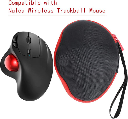 co2CREA Hard Case for Nulea Wireless Trackball Mouse, Rechargeable Ergonomic Mouse Compatible
