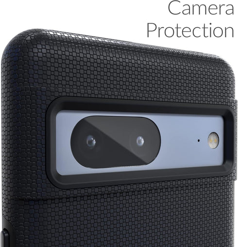 Crave Dual Guard Case for Google Pixel 7, Shockproof Protection, Dual Layer Case, Black
