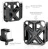 VIVO Behind Monitor VESA Mount for Mac Mini CPU, Concealed Mount with Desk Clamp Option, Black