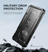 Dexnor OnePlus 12 Case - Heavy Duty Shockproof, Military Grade, Built-in Screen Protector & Kickstand, Black.