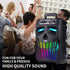 E I F E R Cool Skull Bluetooth Speakers, Portable Wireless Speaker for Smartphones, Tablets, Home Garden Party