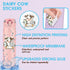 3Pcs Dairy Cow Sticker Decals Vinyl Waterproof - Journaling Self-Affirmation Positive Dairy Cow Sticker for Water