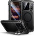 Lanhiem for iPhone 17 Pro Max Metal Case with Kickstand, Compatible with MagSafe,