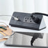 Desk Edge Mount Power Strips with USB Ports, UL Plug Outlets, 1250 Joules Surge Protector for Home Office