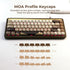 Oasis PBT Keycaps, MOA Custom Keyboard Keycaps Set, 140 Keys, 5 Side Dye Sublimation for Cherry Gateron MX Switches